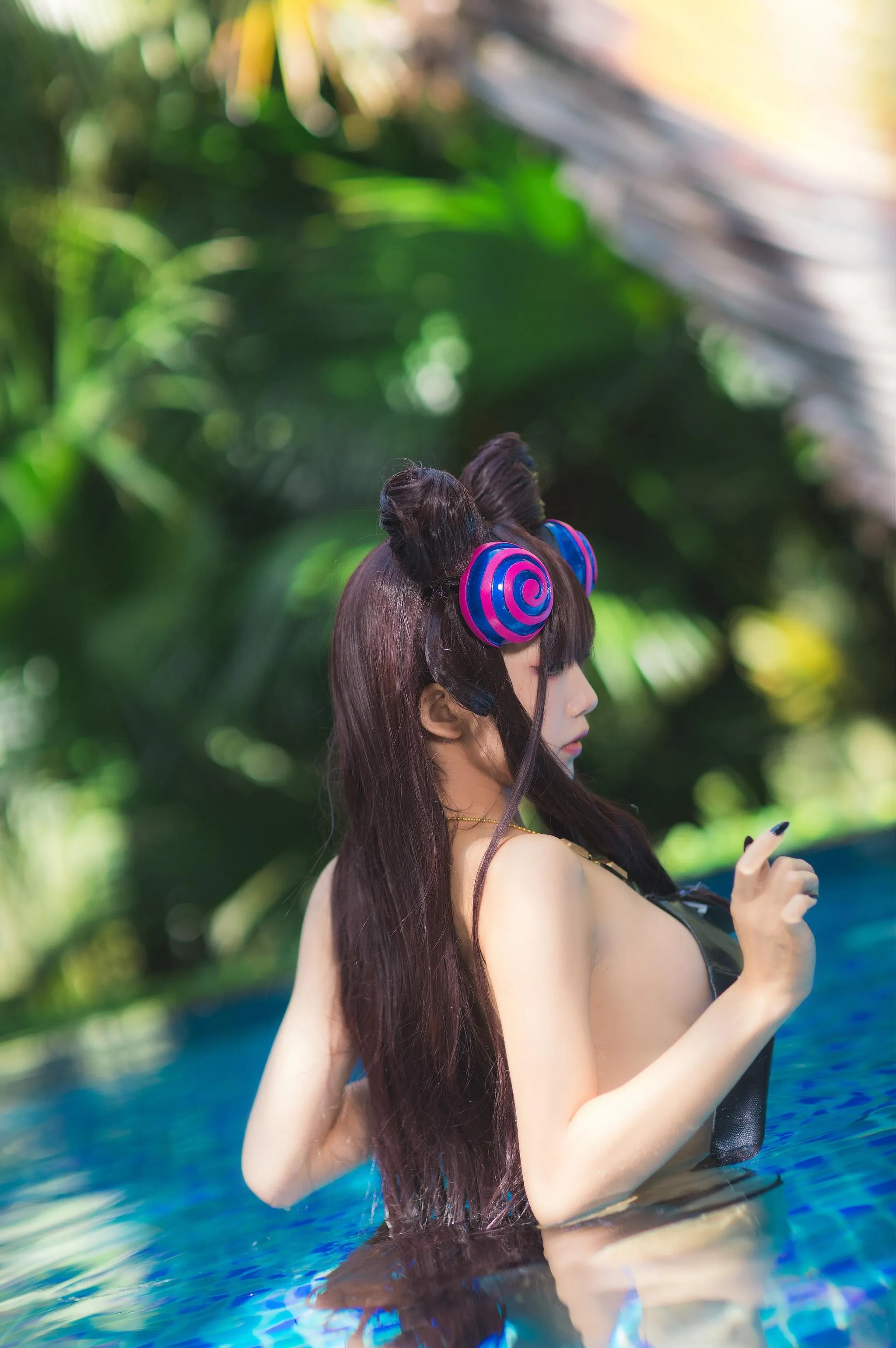 水淼 – NO.42 紫式部水着Ver [41P]插图7